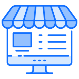 Online shop icon