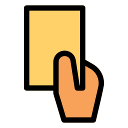 gele kaart icoon