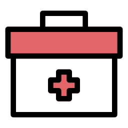 Medical kit icon