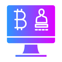 bitcoin-codering icoon