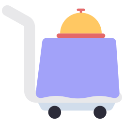 carrello di servizio icona