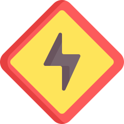 High voltage icon