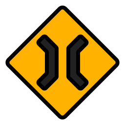 Narrow bridge icon