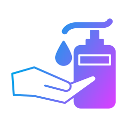 Hand sanitizer icon