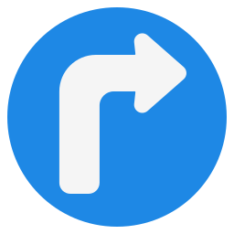 Turn right icon