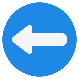 Turn left icon