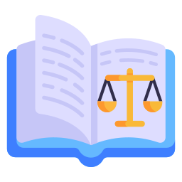 libro di diritto icona