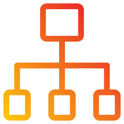 estructura de organización icono