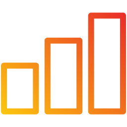 gráfico de crescimento Ícone