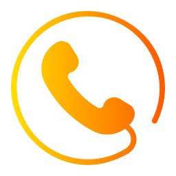 Circle phone icon