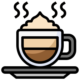 Latte macchiato icon