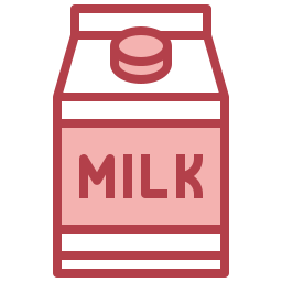 leche con chocolate icono