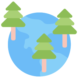 Green earth icon