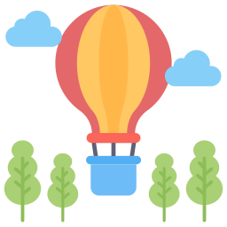 Air balloon icon