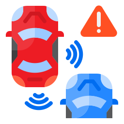 Warning sign icon