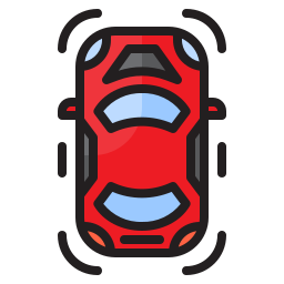 Autonomous car icon