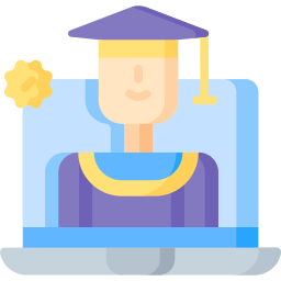 graduación icono