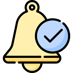 campana de notificación icono