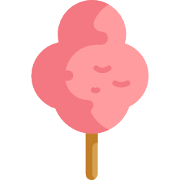 Cotton candy icon