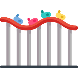 montagne russe icona