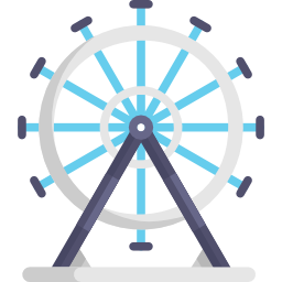 Ferris wheel icon