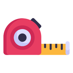 Measuring tape icon