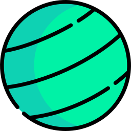 ballon de fitness Icône
