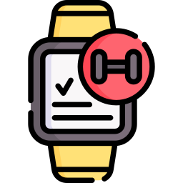 fitness horloge icoon