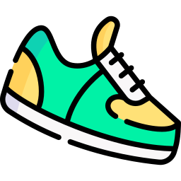 Running shoes icon