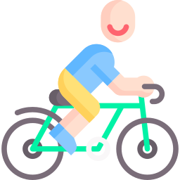Катание на велосипеде иконка