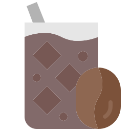 Iced coffee icon