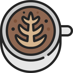 Latte art icon