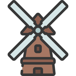 Ветряная мельница иконка