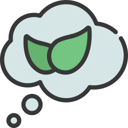 piensa verde icono