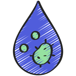 agua contaminada icono