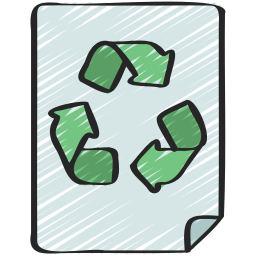 재활용 종이 icon