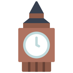 Tower clock icon