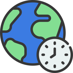 Time zones icon