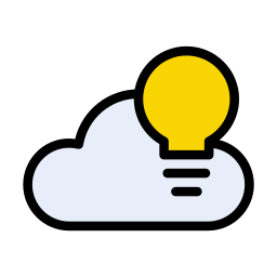 Cloud light icon