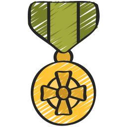 medalha de honra Ícone