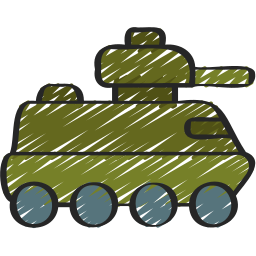 gepanzerter lieferwagen icon