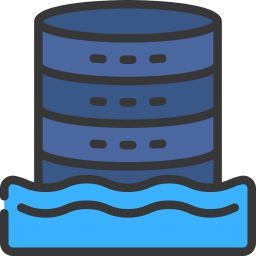 Data lake icon