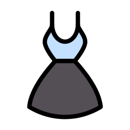 weibliches kleid icon