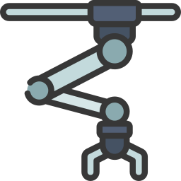 Robot arm icon