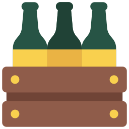 caja de cerveza icono