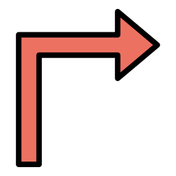 Turn right icon