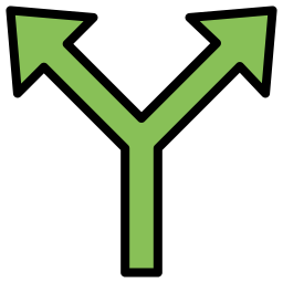 Y intersection icon