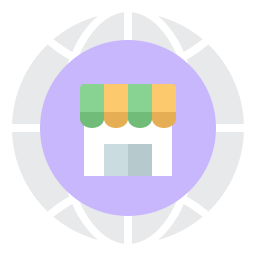 Online shop icon