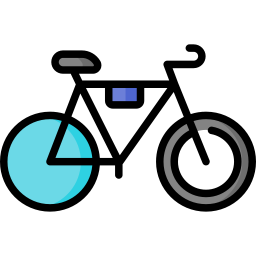 vélo de route Icône