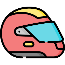 casco de carreras icono
